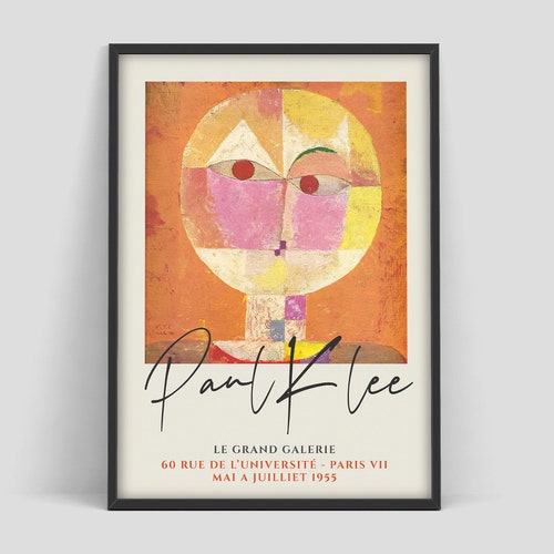 Museum Exhibition Poster Paul Klee Modern Art Exhibition Poster