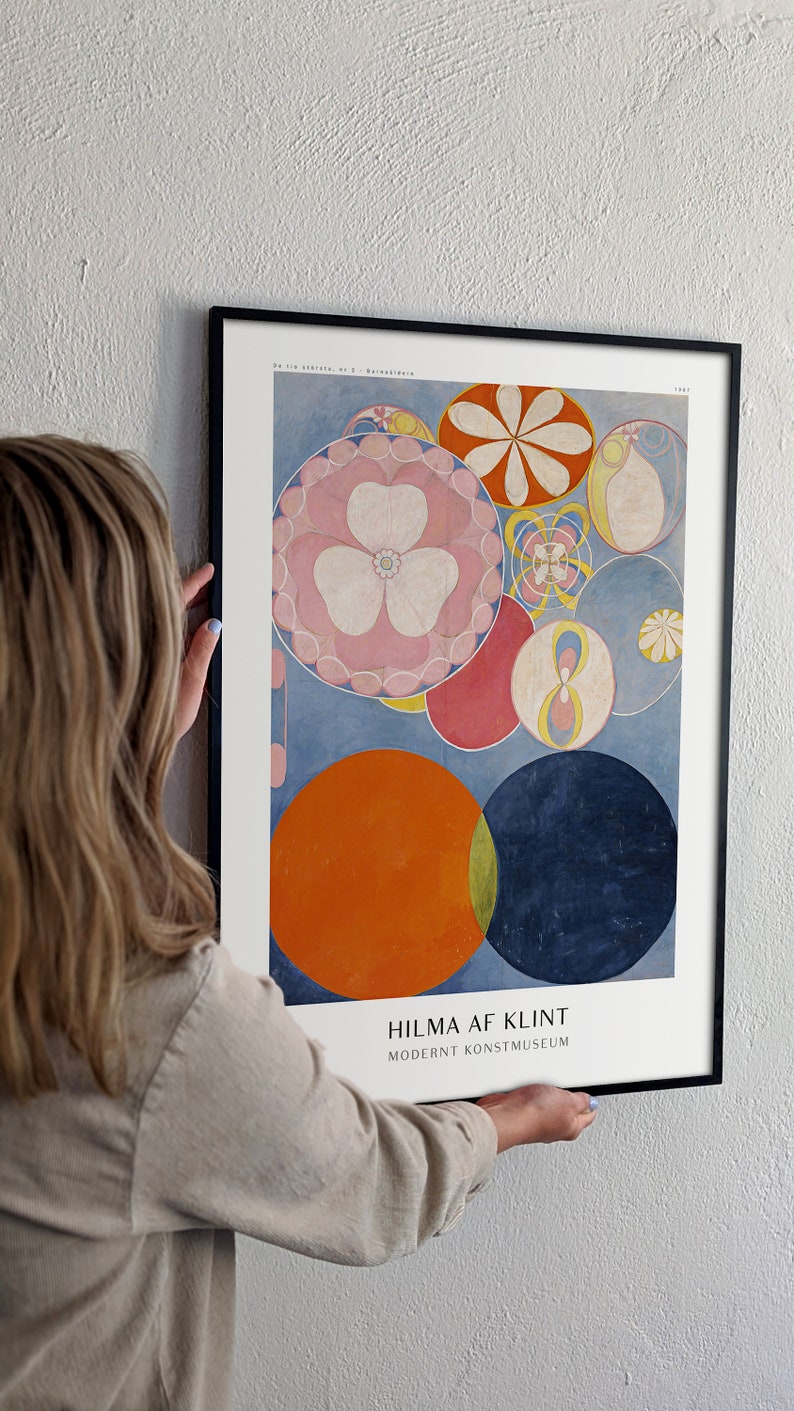 Hilma Af Klint Exhibition Poster Af Klint Print Abstract Art Etsy UK