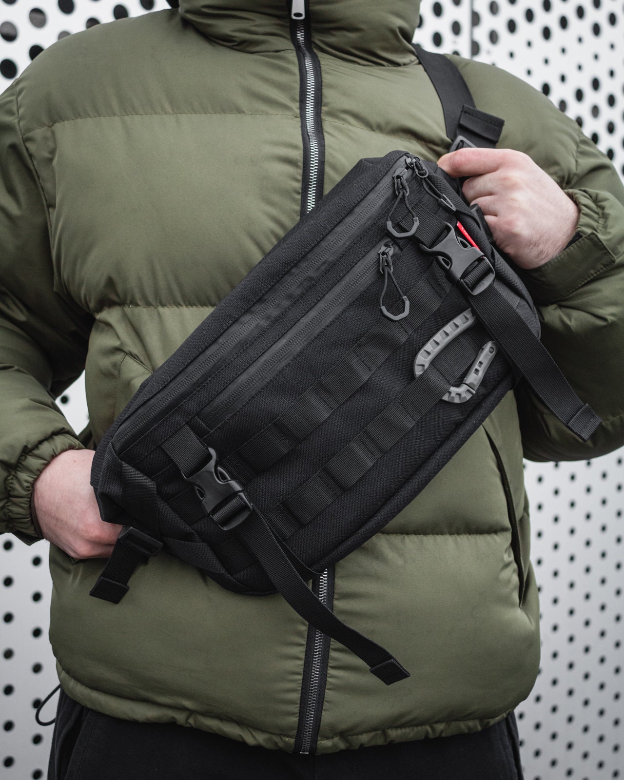 Techwear bag SHADOW cyberpunk bag cycling bag futuristic Etsy