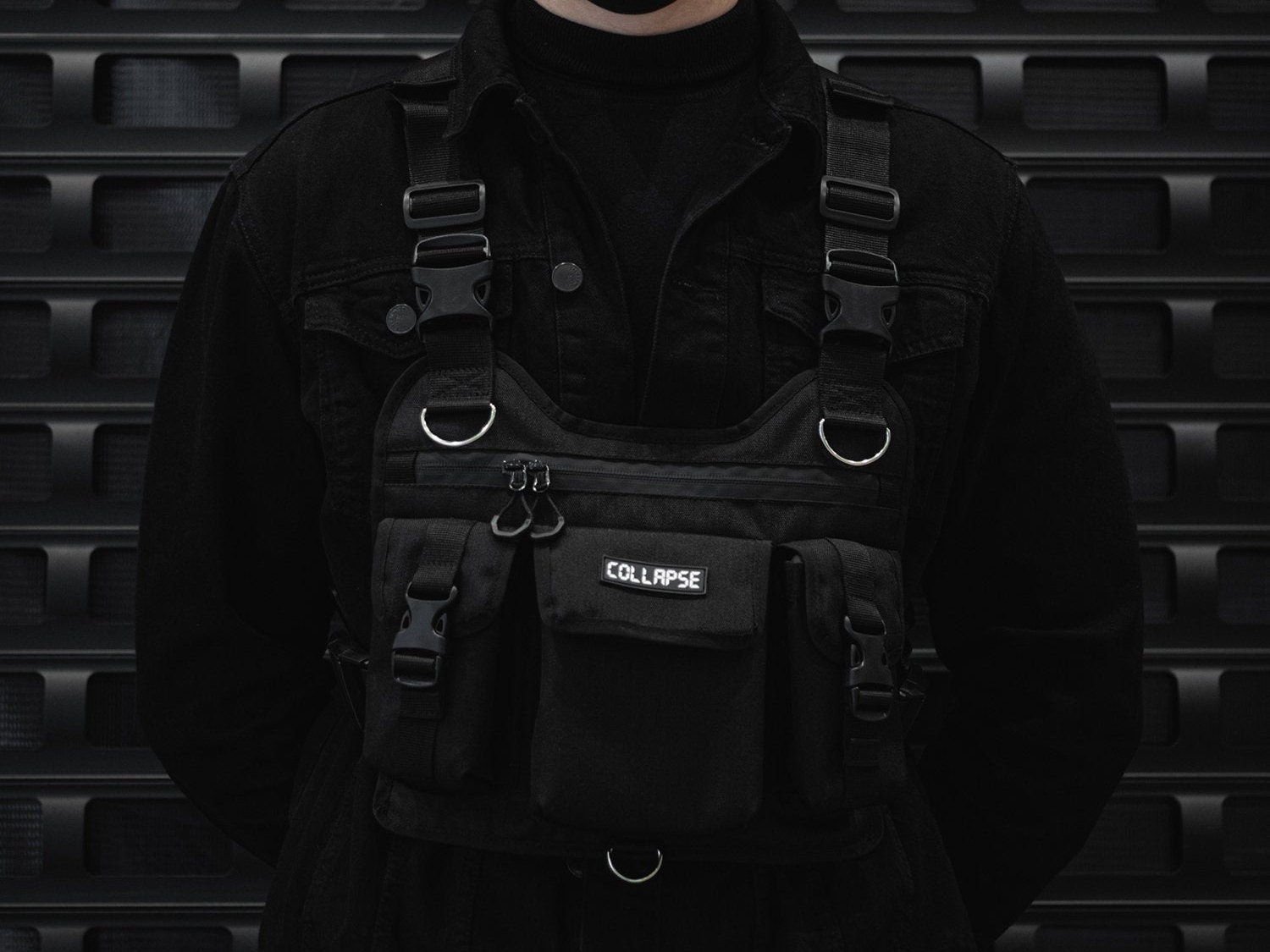 Chest Rig WARRIOR techwear body armor futuristic bag Etsy