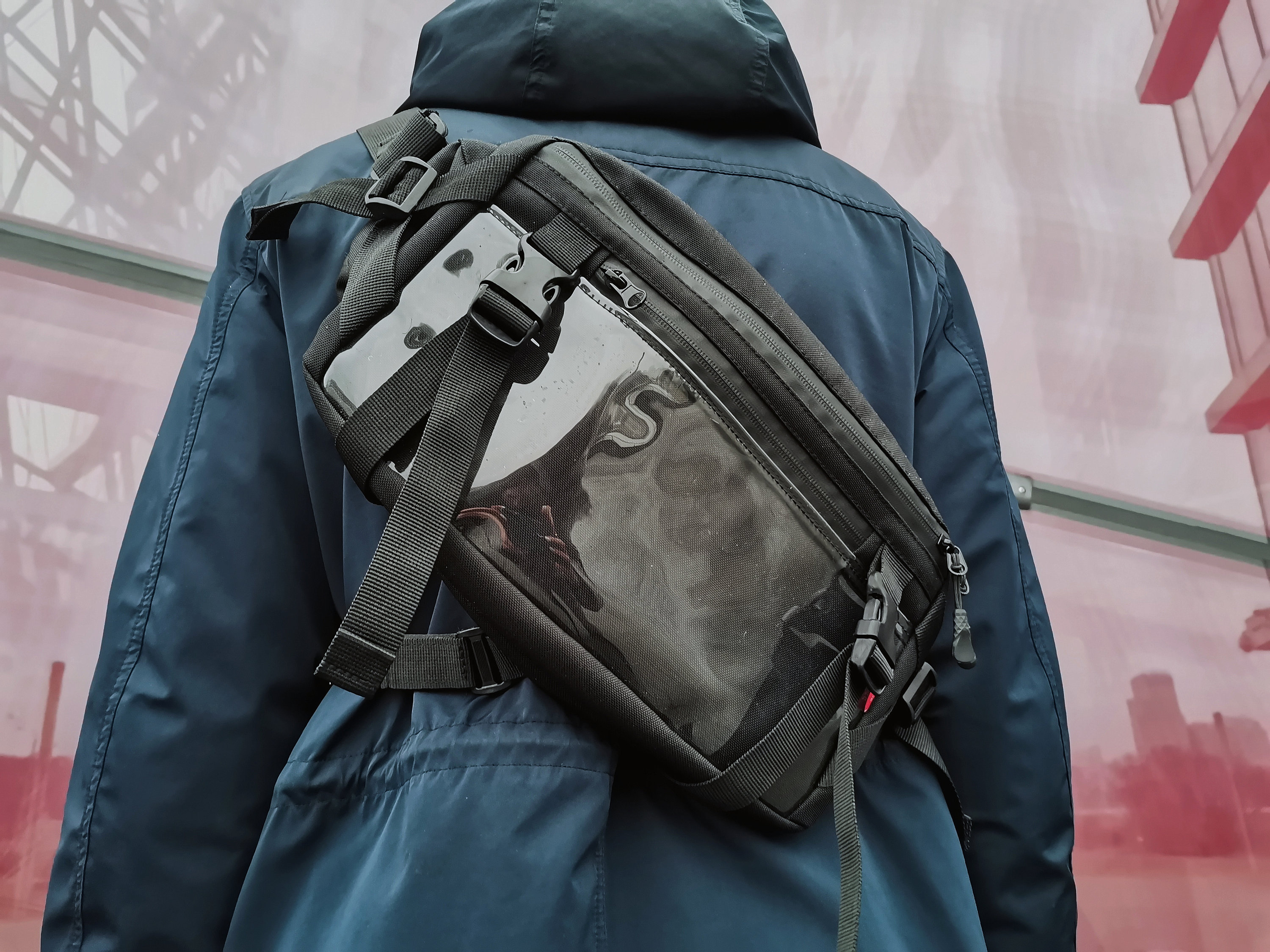 Urban bag SHADOW PVC Cyberpunk EDC Bag techwear steampunk Etsy