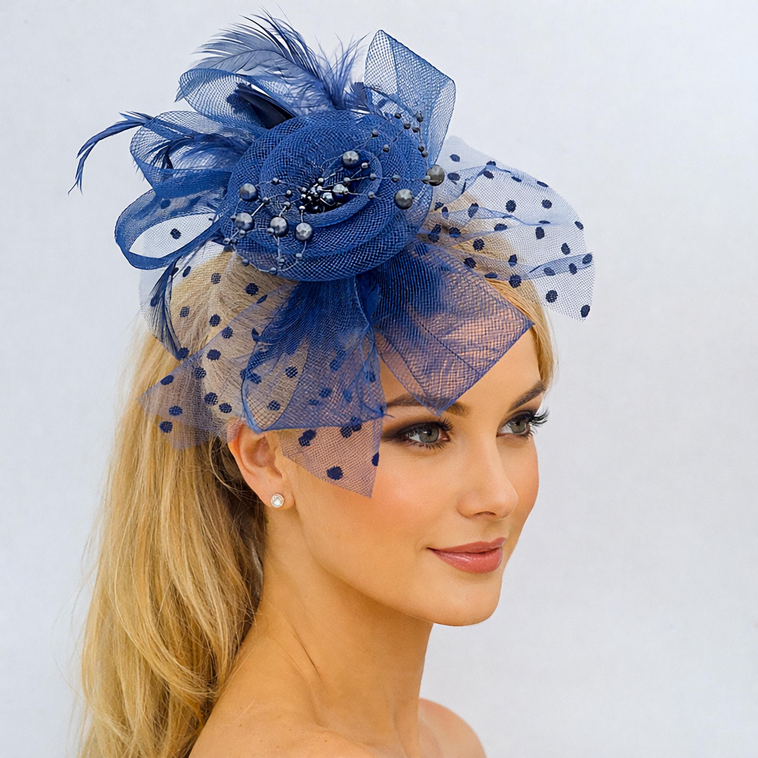 Royal Blue Fascinator - Etsy