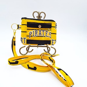 Porta credencial de piratas - 3 compartimentos / Cartera porta credencial de piratas liviana / Porta credencial de identificación de tres compartimentos / Cartera porta credencial