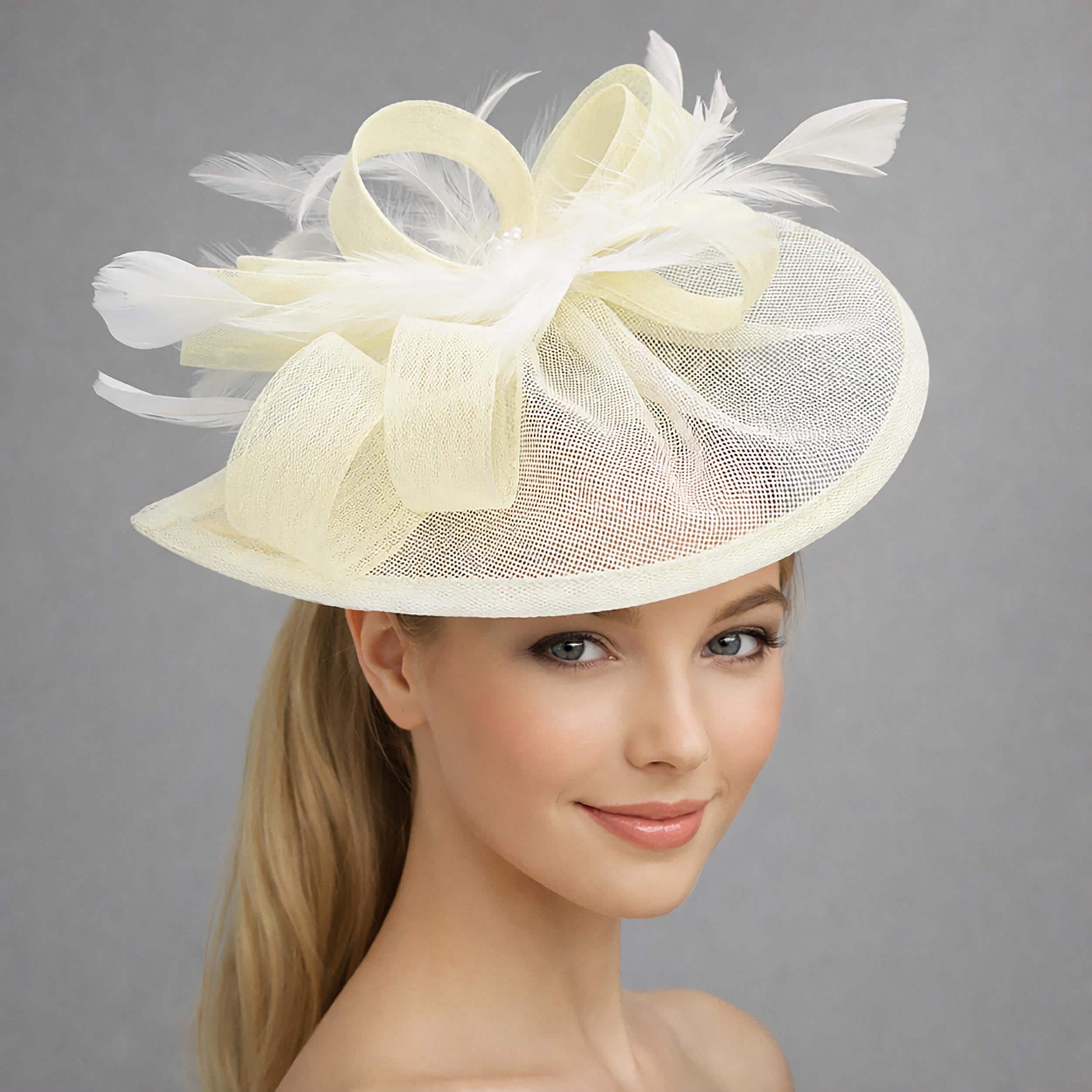 Cream Fascinators - Etsy display picture 1