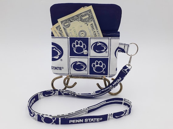 Penn State ID Badge Holder Features Three Compartments | Nittany ID Badge Holder Wallet | Lanyard ID Badge Holder | Ships Immediately!
