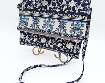 Boho Chic Crossbody Clutch Bag with Matching Wallet