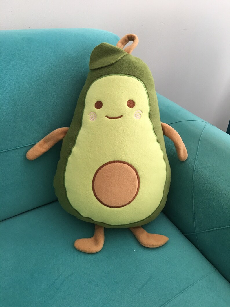 pillow avocado plush