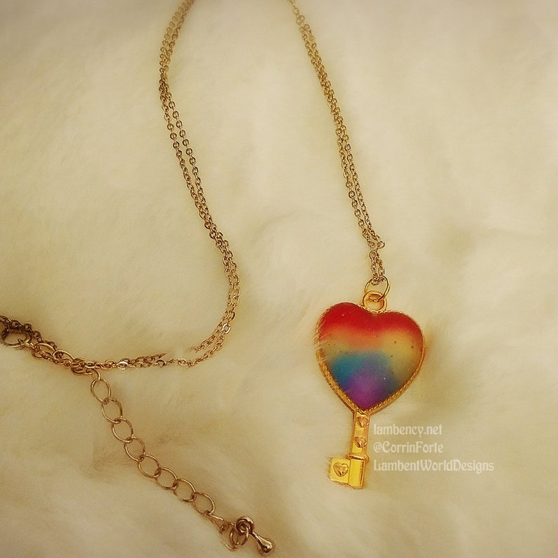 Rainbow Resin Collection I. Frosted Heart