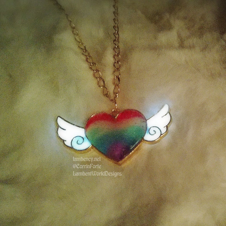 Rainbow Resin Collection D. Glowing Wings