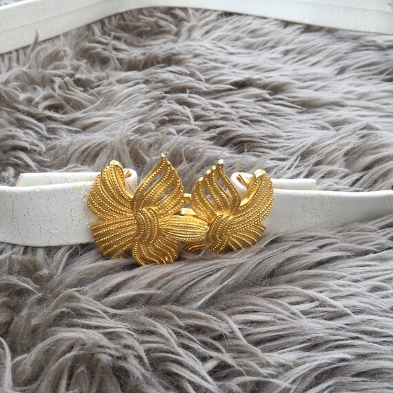 Vintage 1980s Paquette Bow Buckle W/talbots Belt - 42