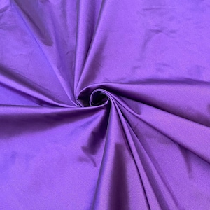 Plum Taffeta Fabric 60” Width Sold By The Yard.