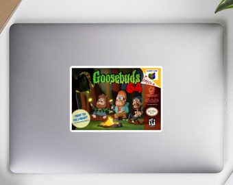 GlompfCube64 Sticker (Goosebuds)