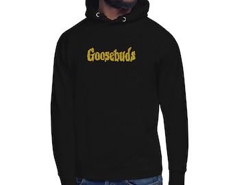 Goosebuds Embroidered Hoodie - Gold/Black