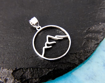Sterling Silver Mountain Pendant