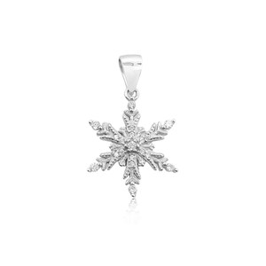 Preserved snowflake shop pendant
