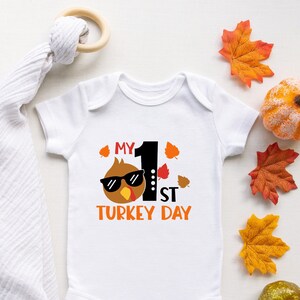 Baby ́s First Thanksgiving Outfit, Baby Mädchen Thanksgiving Outfit, Thanksgiving Baby Boy, Erstes Thanksgiving Outfit für Mädchen