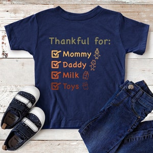 Thankful Kids Shirt, Toddler Thanksgiving Shirt, Thanksgiving Shirt Kids, Thanksgiving Outfit Baby Girl, Fall Apparel, Toddler Fall Shirt