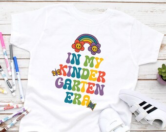 In My Kindergarten Era Shirt, First Day of Kindergarten Shirt, Kindergarten Outfit, Back to School Shirt for Girls, First Day of School Tee