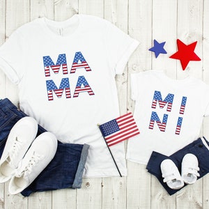 Fourth of July Shirt, 4th of July Outfit, Matching Family Shirts, 4th of July Shirt Women, All American Mama, Merica Shirt, American Flag