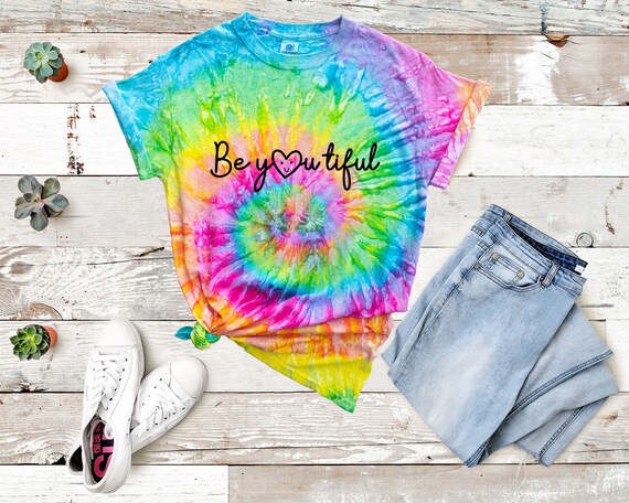 Tie Dye Shirt - Beyoutiful Shirt - Women Shirt - Tye Dye - Summer Trend -  Rainbow Tie Dye - Tie Dye Shirt Women - Gift - Tie Dye Custom - Etsy Canada