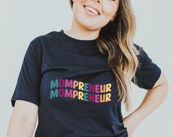 Camisa Mompreneur, Camisa de Proprietário de Pequena Empresa, Camisa de Empreendedor, Presente de Proprietário de Empresa, Camisa de Mulher de Negócios, Camisa de Loja Local, Chefe de Garota