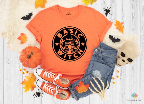 Basic Witch shirt - hocus pocus shirt - halloween women tee - fall shirt - funny shirt - coffee lover shirt - gift for coffee lover