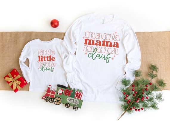 Mom and son christmas shirts sale