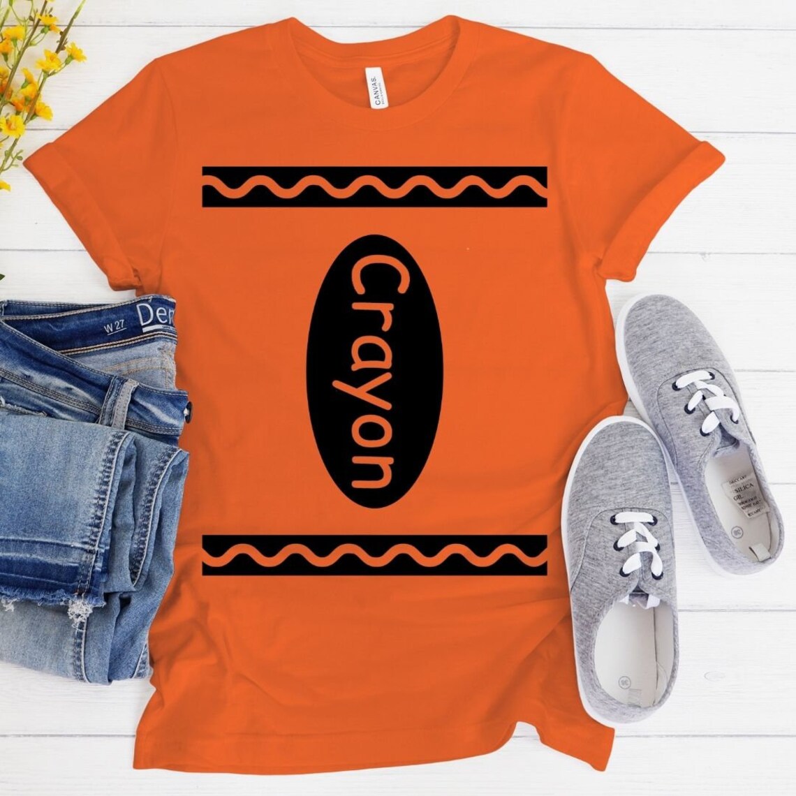 Crayon Shirt Halloween Crayon Costume Halloween Group Etsy