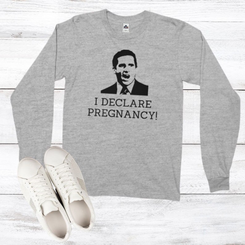 The Office Pregnancy Announcement Shirt I Declare Pregnancy Etsy
