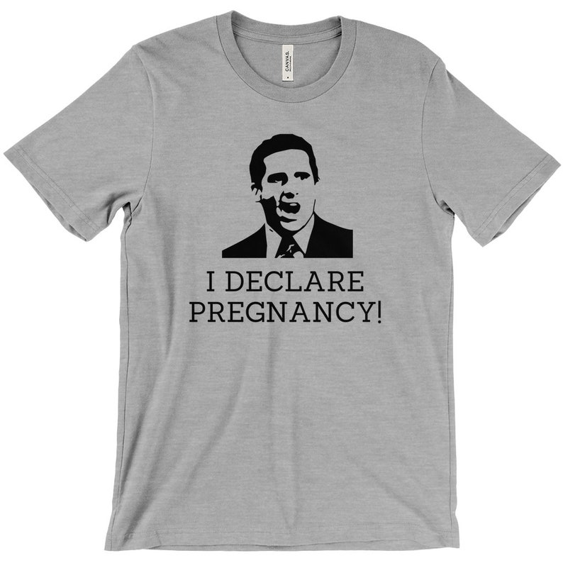 The Office Pregnancy Announcement Shirt I Declare Pregnancy Etsy