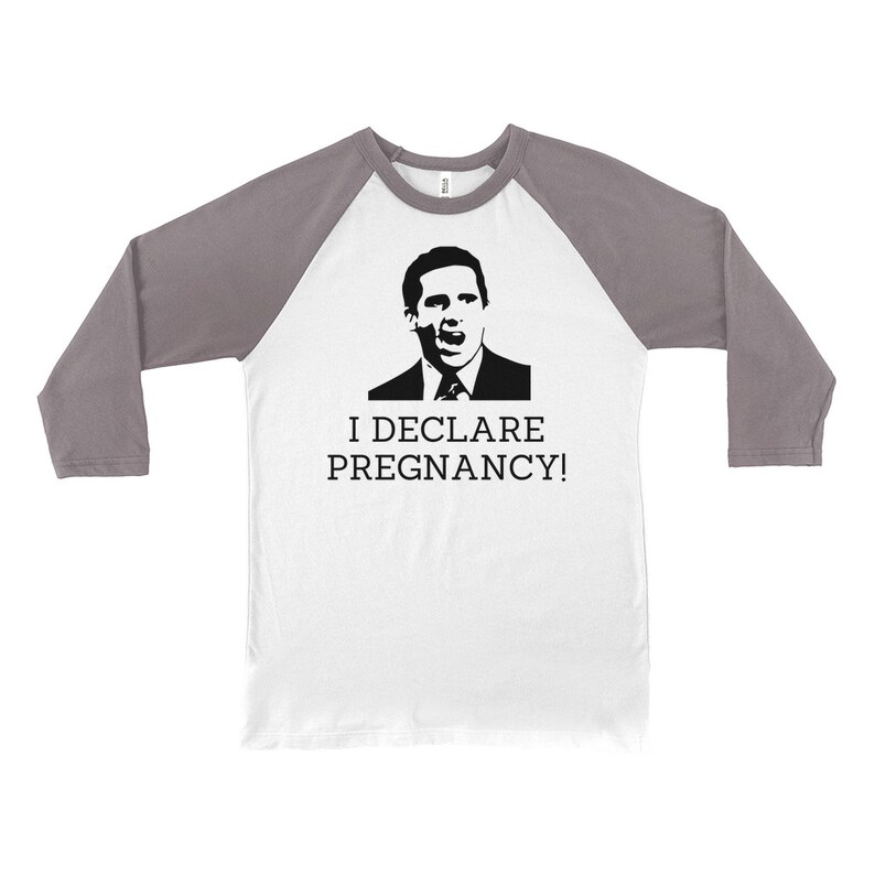 The Office Pregnancy Announcement Shirt Raglan Pregnancy Etsy