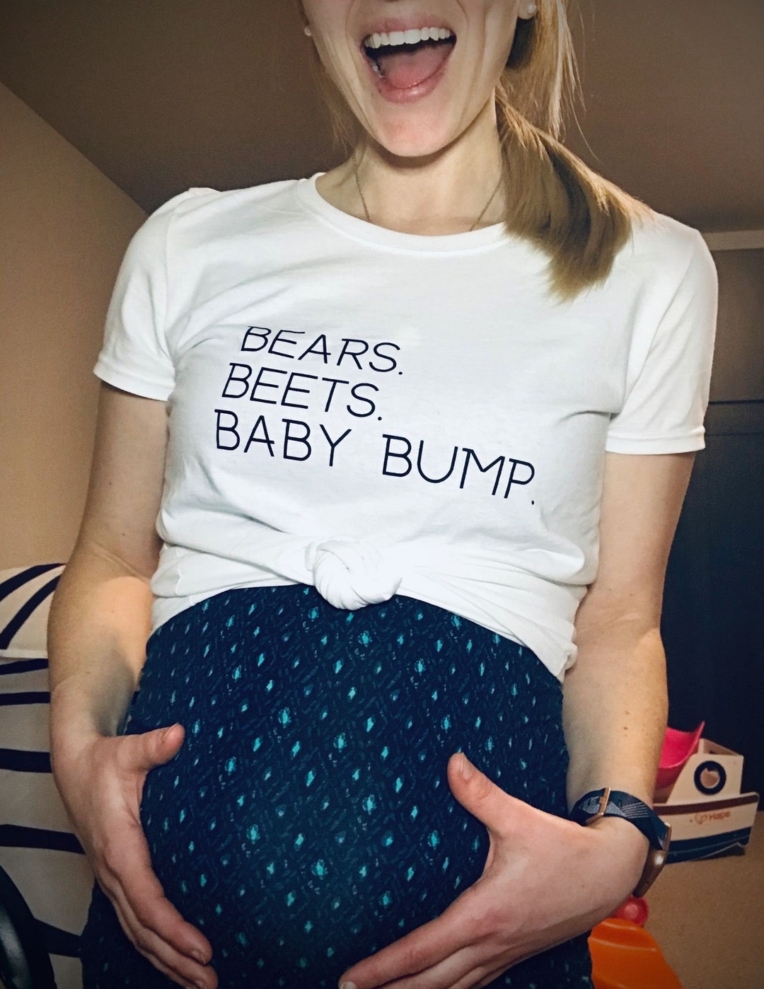 Bears. Beets. Baby Bump Pregnancy Shirt Pregnancy Etsy