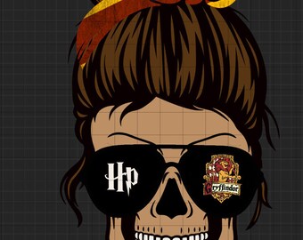 Download Harry Potter Skull Etsy