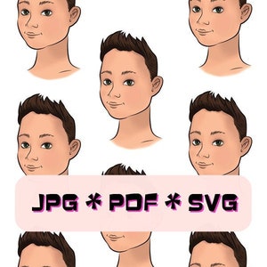 Face Painting Template board, Face paint designs menu board, Designs for face painters, digital download design menu board, template menu
