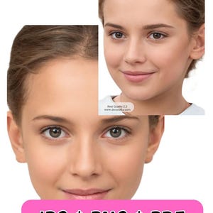 2 Face Painting Template board, Face paint designs menu board, Designs for face painters, digital download design menu board, template menu