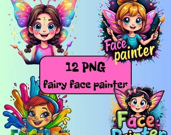 face painting c lip art Face Painter Clipart, I Love Face Painting Png, Face Paint Digital  Download, PNG Digital Image Downloads for T-shirts Mugs, Digital Prints