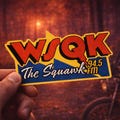 WSQK Radio Station The Squawk Vinyl Sticker – Hawkins Inspired 80s Retro Decal – Glossy Waterproof Vinyl product logo