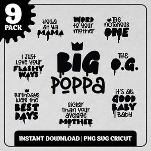 Beruchte ONE Svg 9 verschillende illustratiebestanden thema - 1e verjaardag Hip Hop Party Decor, Milestone Chart, Hiphop, Tshirt, Rap, jaren '90