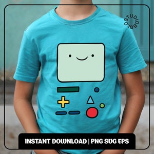 Adventure Time BMO Cosplay Lsp, SVG, PNG Files | Kids & Adults Costume Decal Cricut Silhouette Cutting and Printing