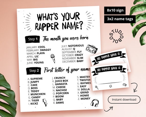 Rapper Name By Birthday