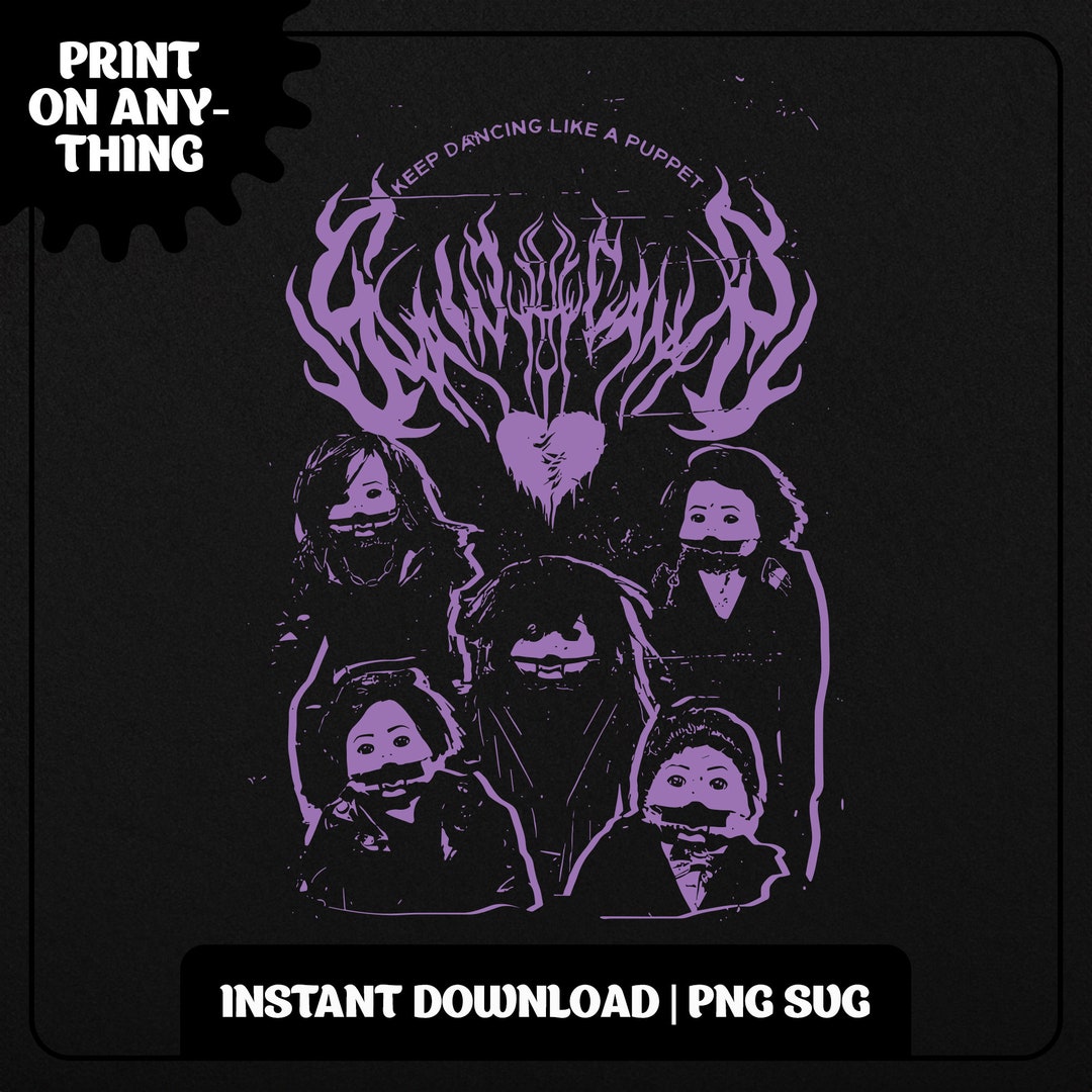 Stain the Canvas Puppet Metal Core Band Illustration SVG Etsy