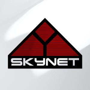 SKYNET Waterproof Vinyl Sticker Decal Fan Made, Laptop Decal, Water Bottle, Sticker, logo accessory