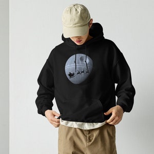 Starwars Death Star Christmas hoodie/jumper for Star Wars movie fans. Funny Men’s/Women’s gift/present for festive season - super soft