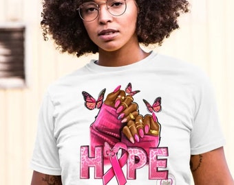 Hope Breast Cancer Awareness shirt, Hope Breast Cancer Nails shirt