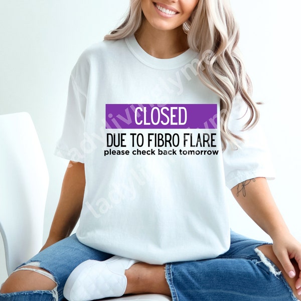 Fibromyalgia Awareness Clip Art Funny Flare Day SVG Cut File Sarcastic Purple Fibro Awareness Chronic Illness DIY Gift PNG Digital Download