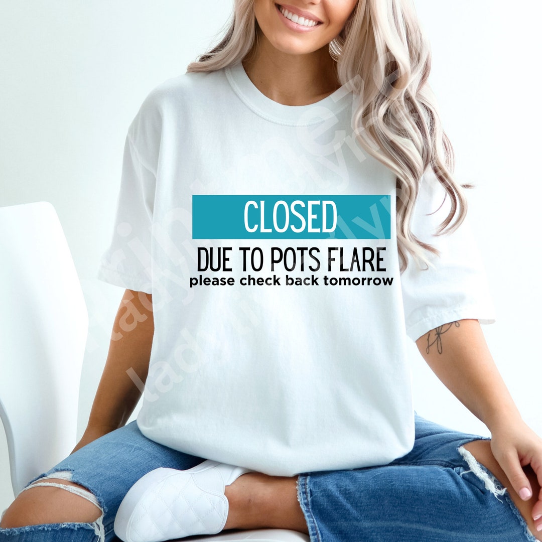 POTS Flare Day Funny Clip Art PNG and SVG Cut Files Postural