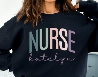 Personalized Nurse PNG Custom Nurse SVG File Nurse Graduation Gift Custom Registered Nurse Digital Download Nurse Appreciation Shirt Design