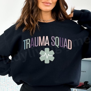 Trauma Squad SVG File Emergency Team PNG File Hospital Trauma Nurses Unit Group Shirt First Responders Team First Aid Symbol Download