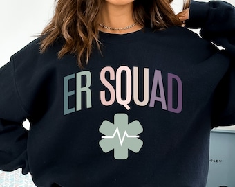 ER Squad PNG File Emergency Room Nurses SVG Cut File First Responder Group Shirt Design Hospital Urgent Care Department Digital Download