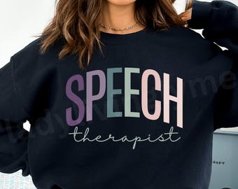 Speech Therapist PNG Speech Therapist SVG Cut File Language Pathologist Shirt Design Gift for SLP School Speech Therapy Digital Download
